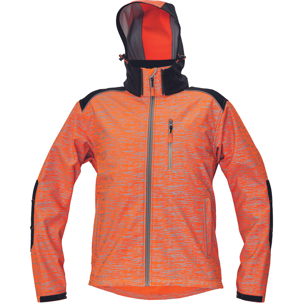 CERVA - Jacheta softshell KNOXFIELD, portocaliu, mas. L [0301047390003]