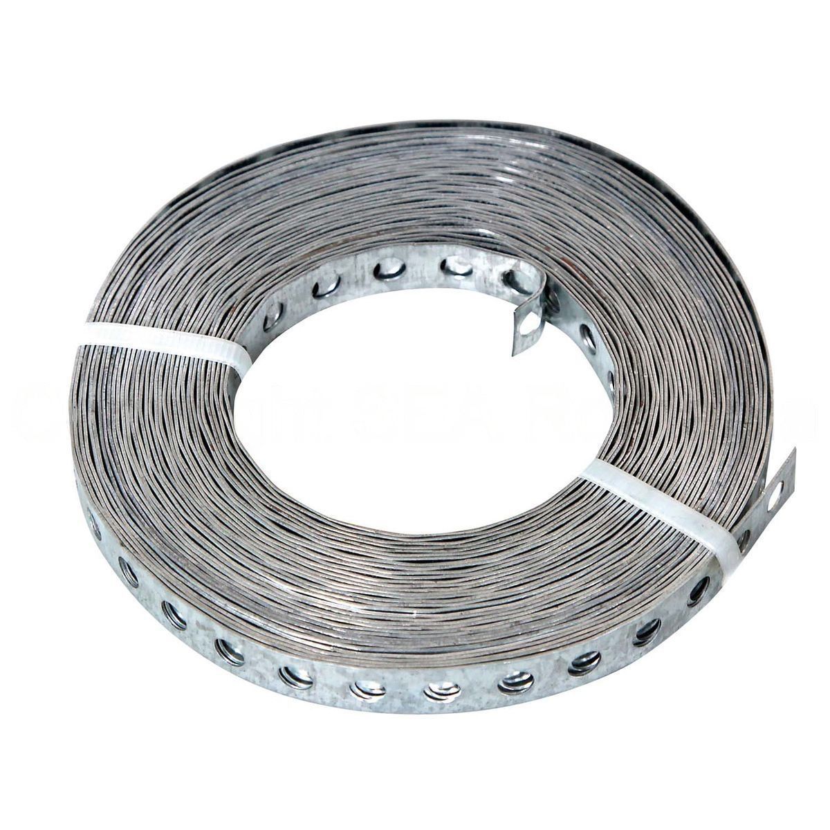 Banda otel D perforata 12x0.7mm, 10m, ZA [236.90.01]