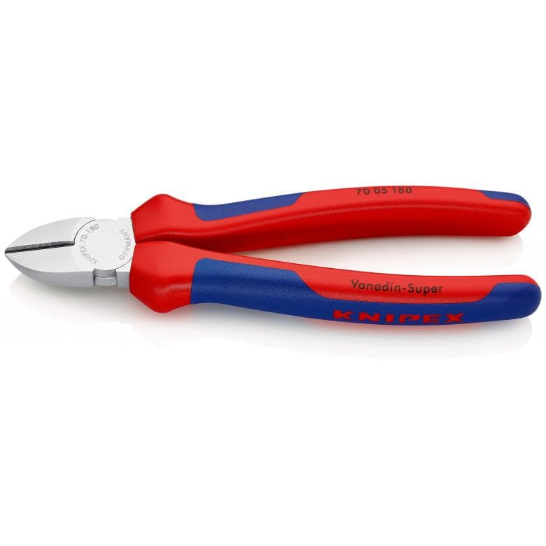 Cleste tais lateral Knipex maner multicomponent lustruit 180 mm