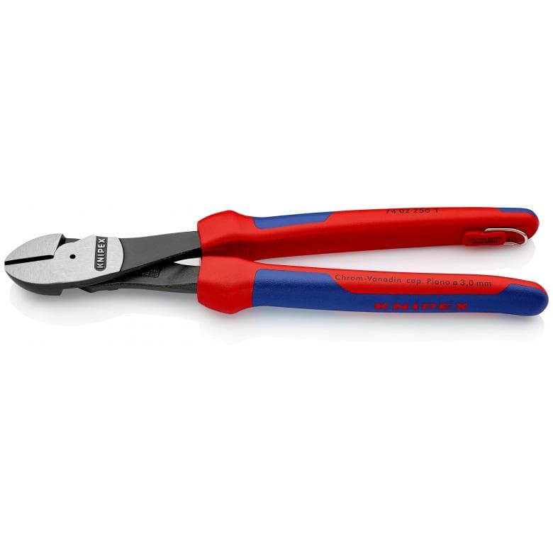 Cleste tais lateral Knipex de forta manere multicomponente 250 mm cu agatatoare
