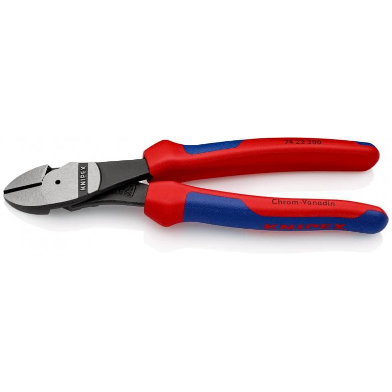 Cleste tais lateral Knipex de forta cap inclinat 200mm