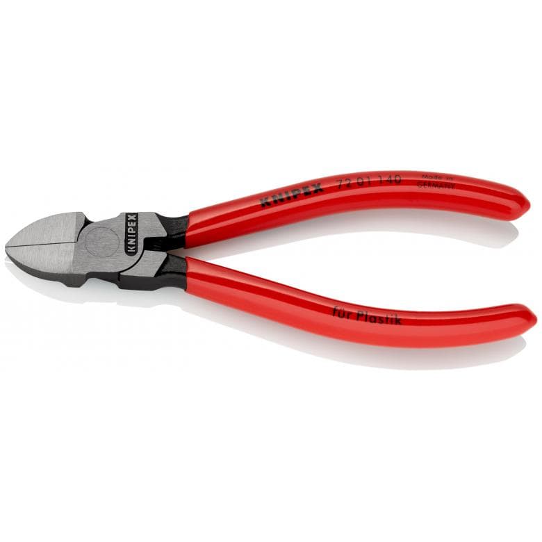 Cleste cu tais Knipex pentru plastic 140 mm