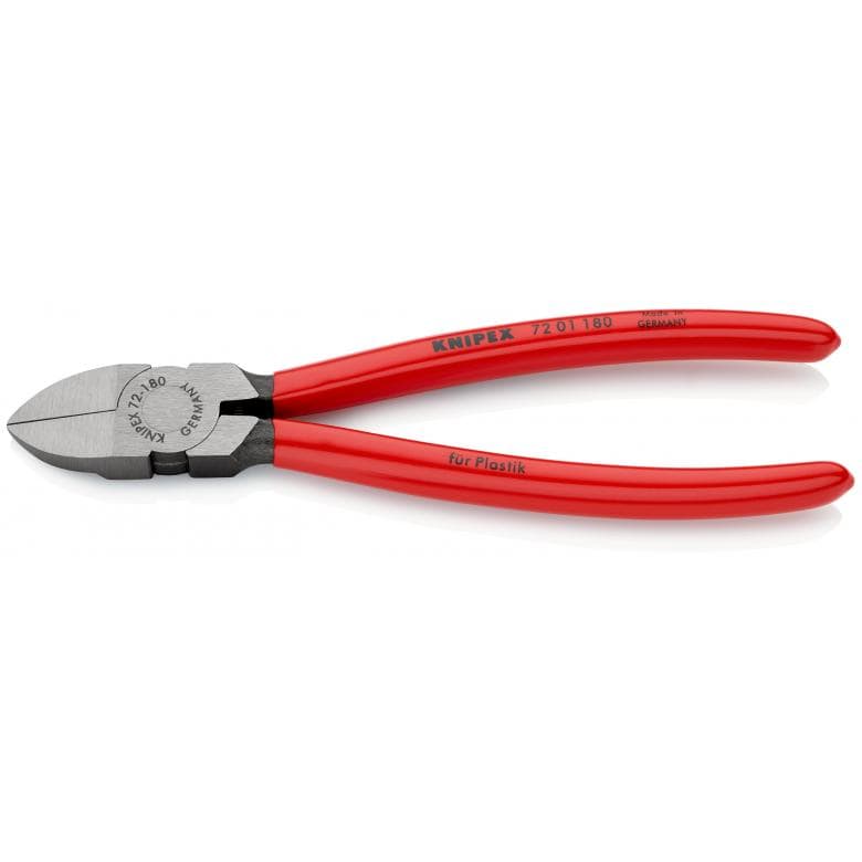 Cleste cu tais Knipex pentru plastic 180 mm