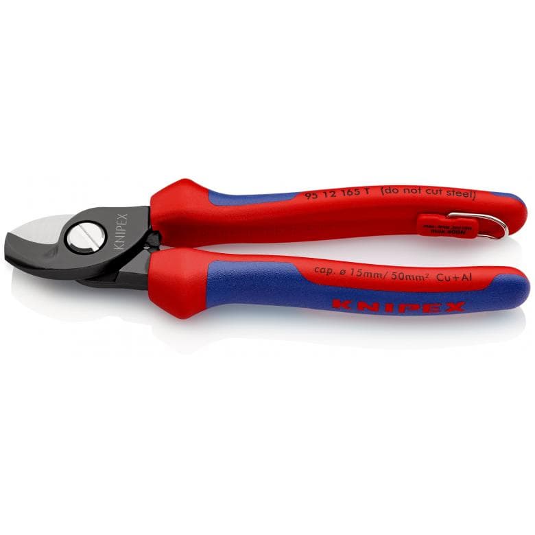 Cleste de taiat cablu Knipex 165 mm cu agatatoare