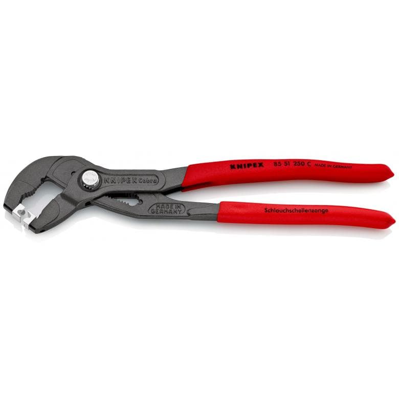 Cleste pentru coliere furtun Knipex cu clic 250 mm