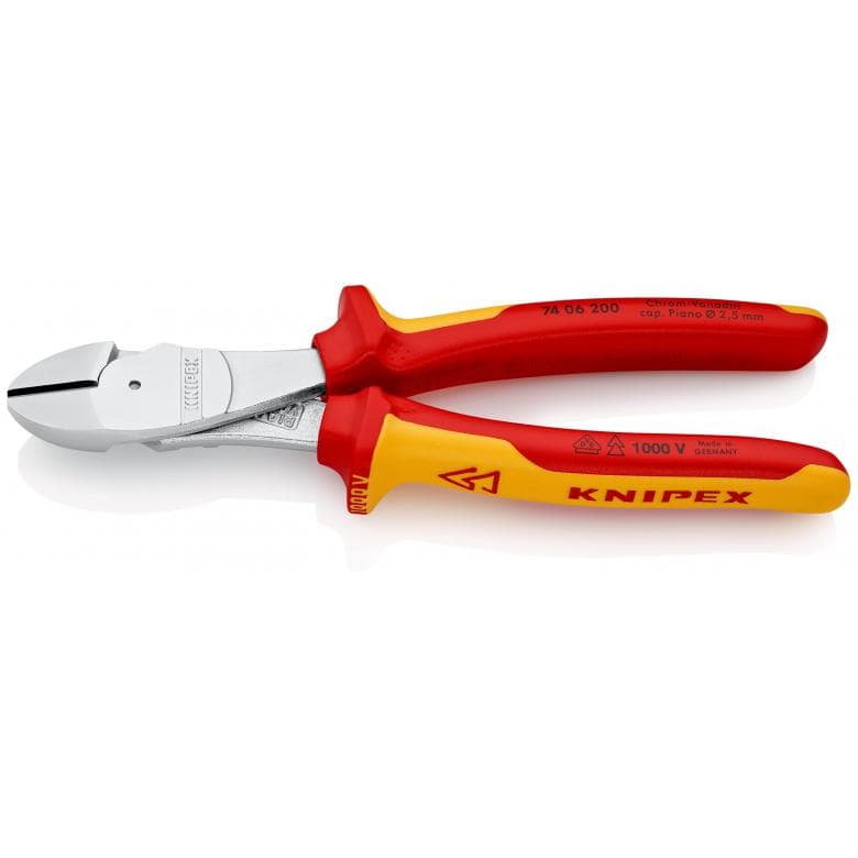 Cleste cu tais lateral/sfic Knipex 200 mm VDE