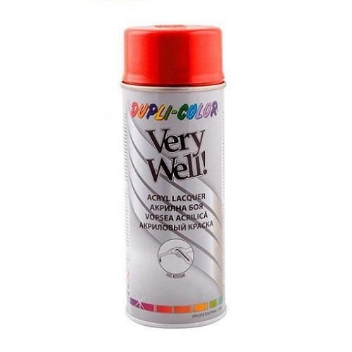 DupliColor - Spray vopsea decorativa Very Well RAL2002 portocaliu lucios c.VW20020, 400ml [379978]