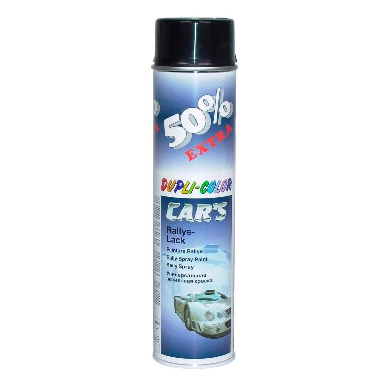 DupliColor - CAR's spray vopsea auto negru lucios cod 693854, 600ml [313101]