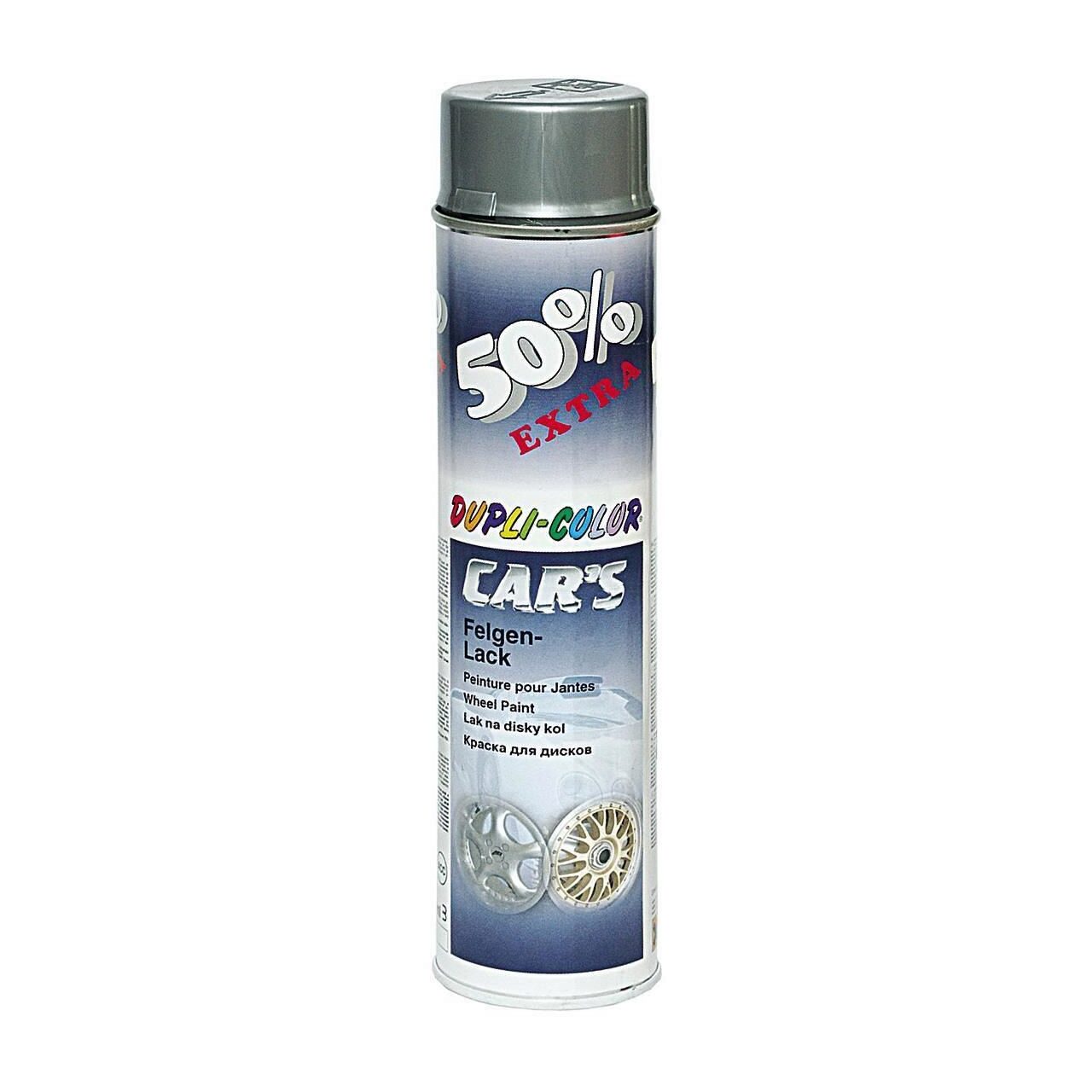 DupliColor - CAR's spray vopsea auto pentru jante 600 ml argintiu [312001]