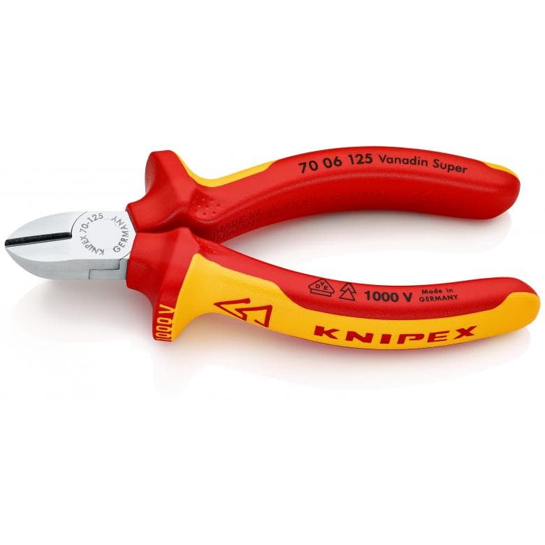 Cleste cu tais lateral Knipex 125 mm VDE