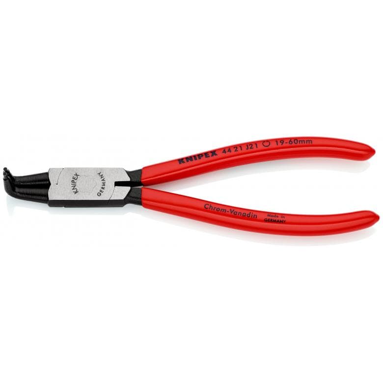 Cleste inel siguranta interior Knipex varfuri indoite 90° 19-60 mm