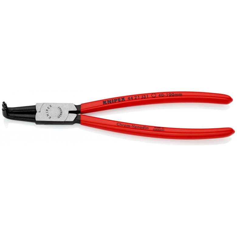 Cleste inel siguranta interior Knipex varfuri indoite 90° 40-100 mm