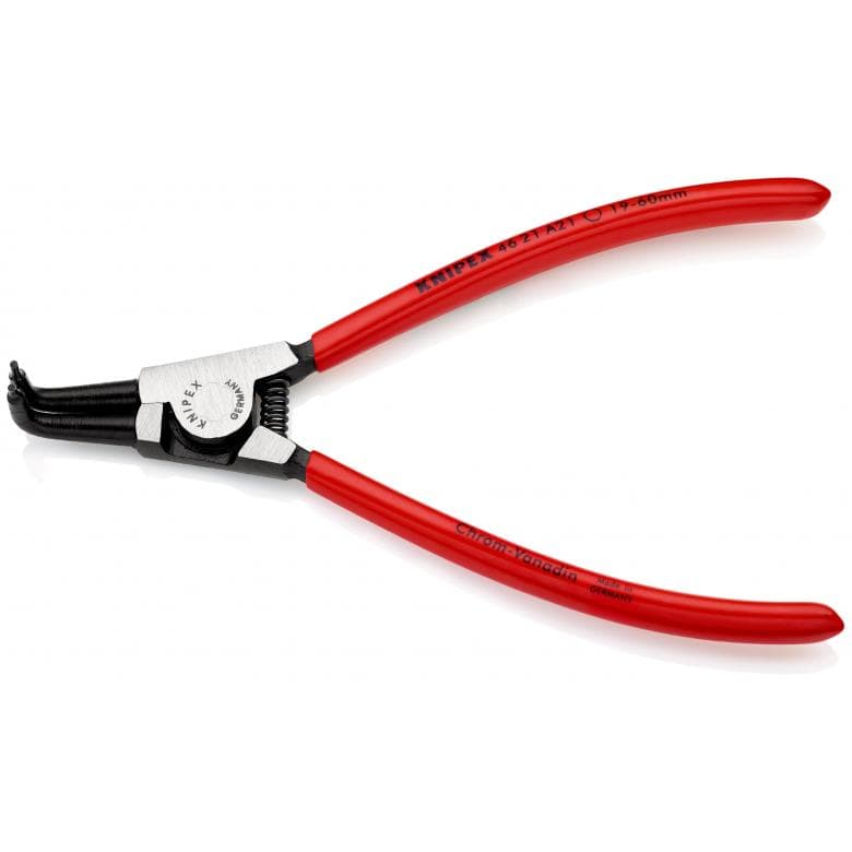 Cleste inel siguranta exterior Knipex varfuri indoite 90° 19-60 mm