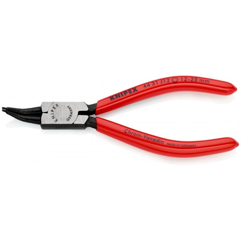 Cleste inel siguranta interior Knipex varfuri indoite 45° 12-25 mm