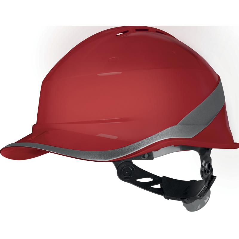 DELTA PLUS - Casca de protectie tip Baseball, rosu, fluorescent [DIAM5ROFL]