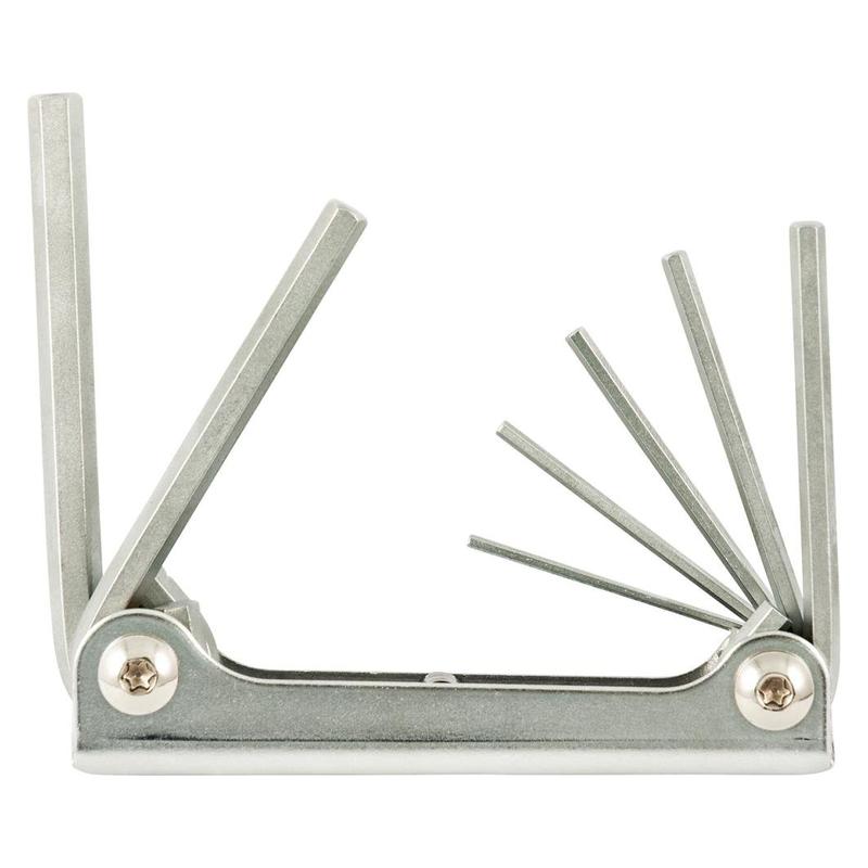 fortis - Set surubelnite imbus in suport pliabil nichelat 1.5-6mm 7 piese [4317784729970]