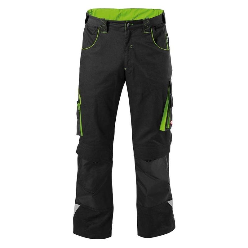 fortis - Pantaloni H 24, negru/verde, marime 46 [4317784733205]
