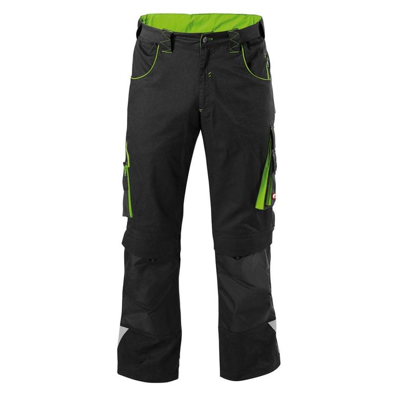 fortis - Pantaloni H 24, negru/verde, marime 52 [4317784733236]