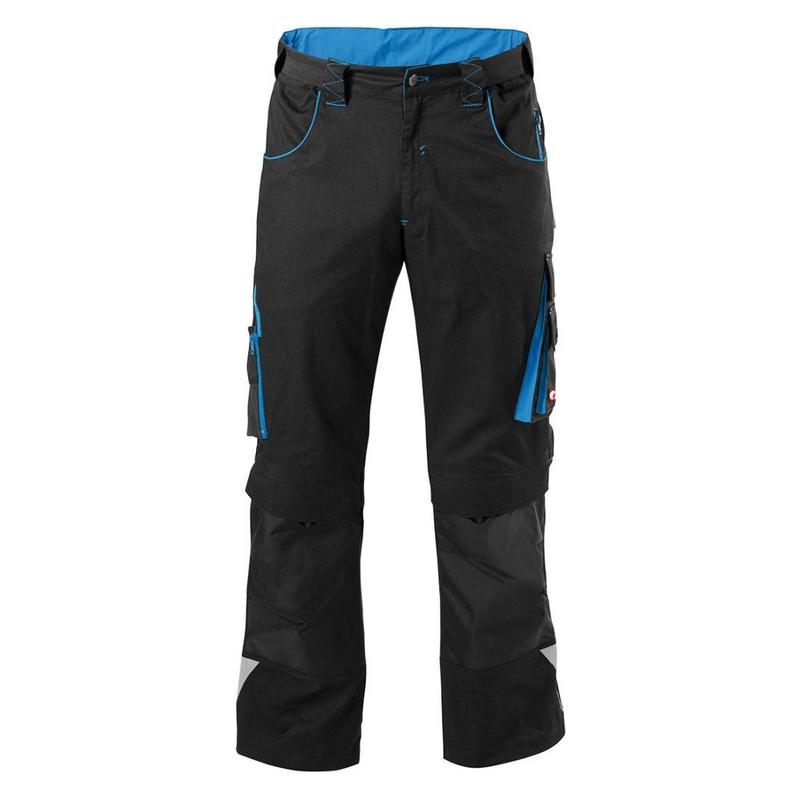 fortis - Pantaloni H 24, negru/turcoaz, marime 64 [4317784766296]