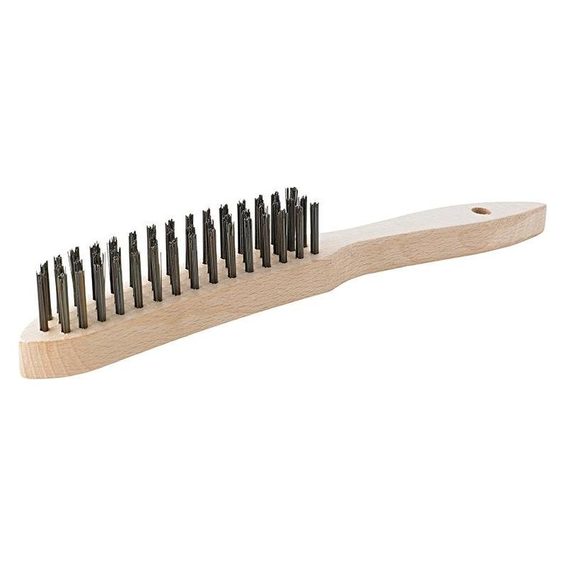 fortis - Perie manuala din sarma pentru otel, 4 randuri, 0.35mm [4317784789684]