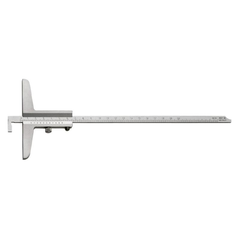 fortis - Subler de adancime cu tija in trepte 300mm, vernier 1/50 [4317784717359]