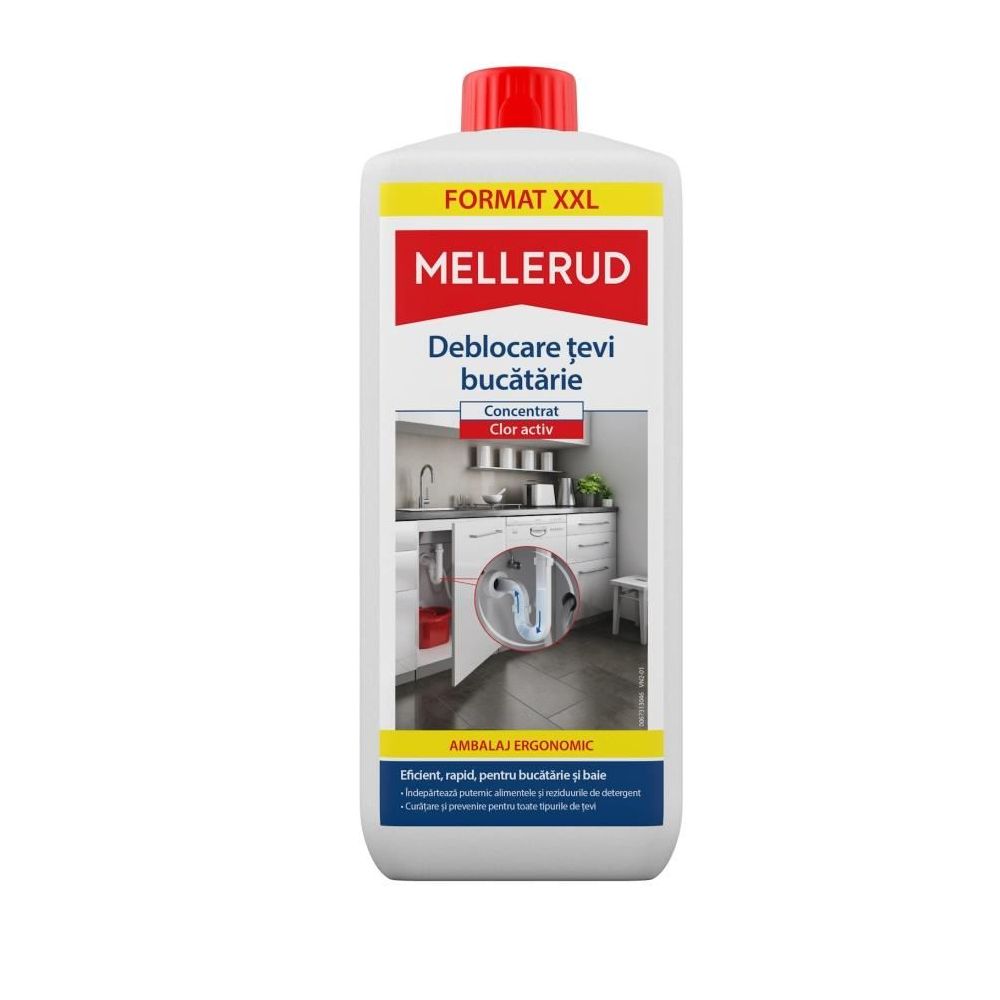 Mellerud - Gel pentru desfundat tevi de scurgere 1.75 L [760071]