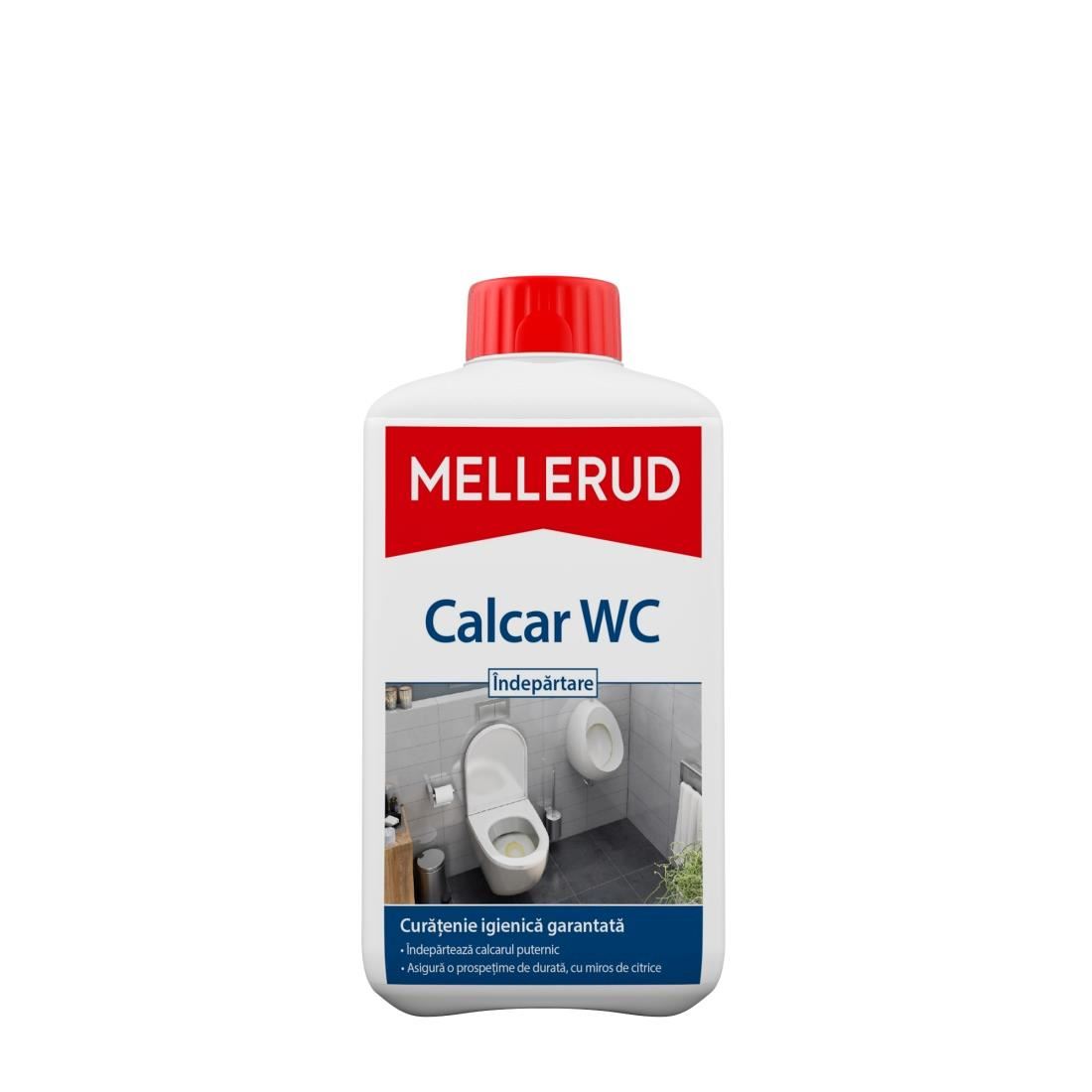 Mellerud - Solutie 1L indepartare calcar si depuneri de pe vase de toaleta [760038]
