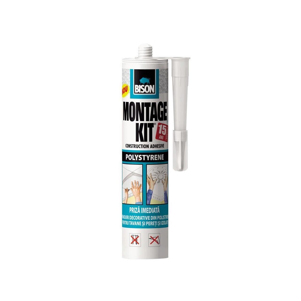 Bison - Adeziv pentru polistiren BISON Montage Kit Polystyrene, 470g [440022]