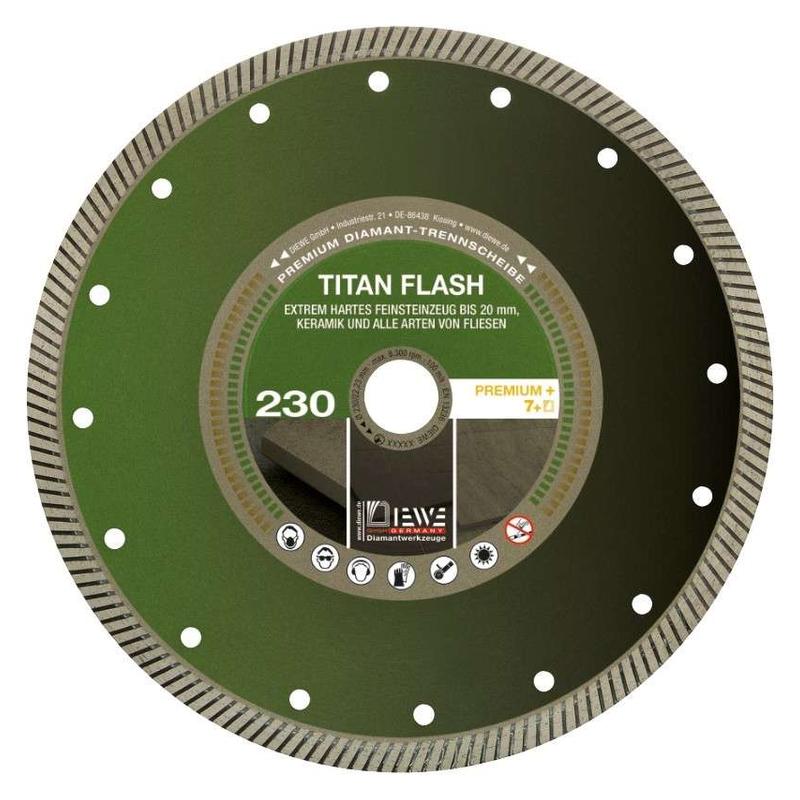 Diewe - Disc diamantat Titan Flash, Ø230x22.23mm [SQ-10353]