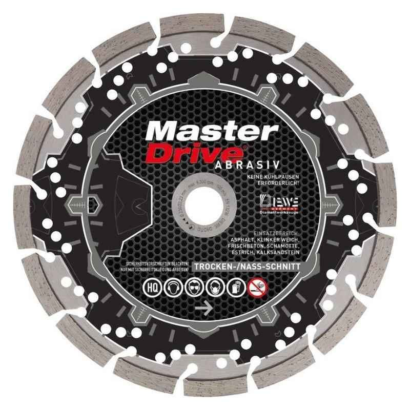 Diewe - Disc diamantat Master Drive Abrasiv, Ø150x22.23mm [SQ-41493]