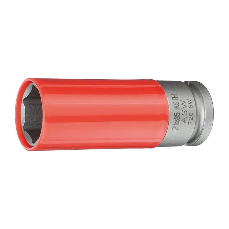 ASW - Cap cheie tubulara cu manson de plastic 1/2