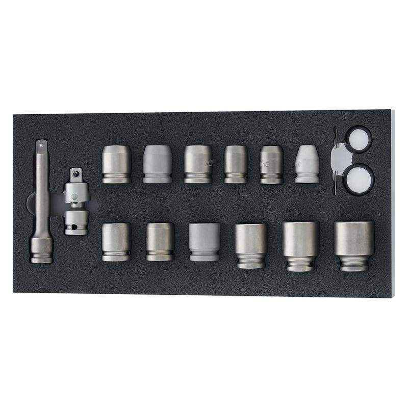 ASW - Set capete chei tubulare de impact 1/2