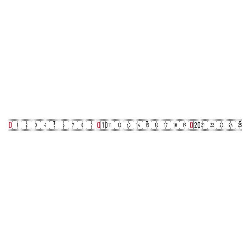 BMI - Banda de masura autoadeziva 5m/13mm alb stanga [357004005LNR-SK]