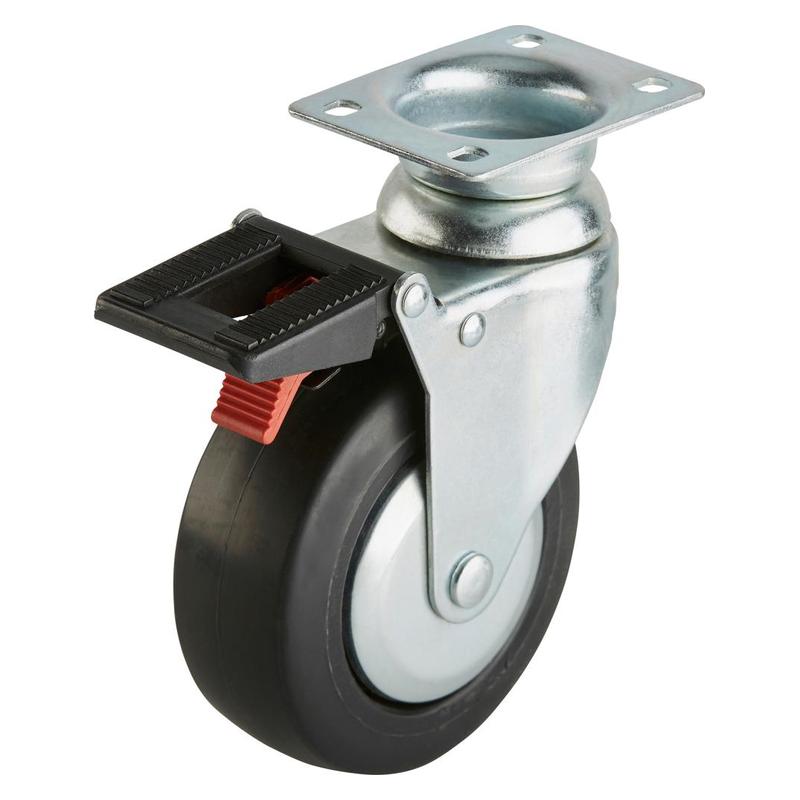 Roata pivotanta pentru carucior cu frana [4053569743013]