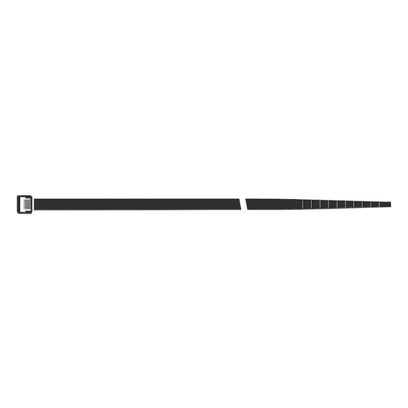 SapiSelco - Bride din nylon negru 450x7.5mm, 100 bucati [SEL.3.435]