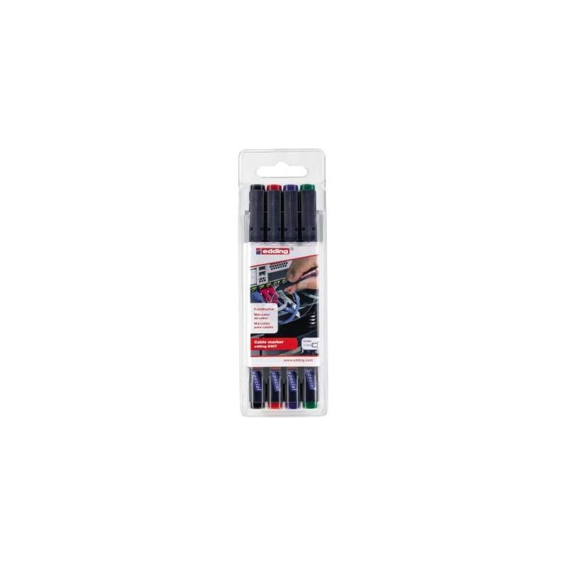 Edding - Set markere pentru cabluri [4-8407-4]