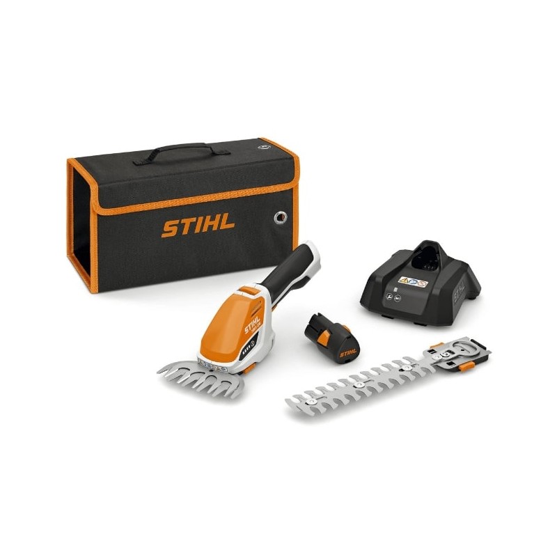 Stihl - Foarfeca pentru iarba si gard viu 20cm, HSA 26 Set [HA030113516]