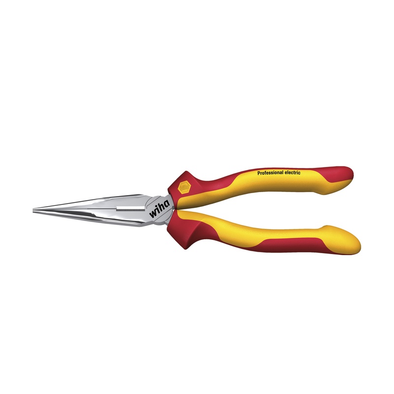 Cleste cu varf semirotund Wiha SB cromat 200 mm VDE