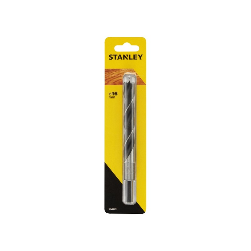 STANLEY - Burghiu pentru lemn cu varf de centrare 16x165/112mm [STA52051-QZ]