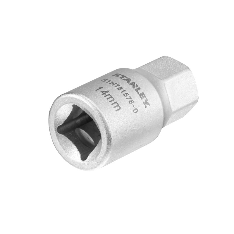 STANLEY - Cap cheie tubulara hexagonala pentru buson ulei 14mm, 3/8