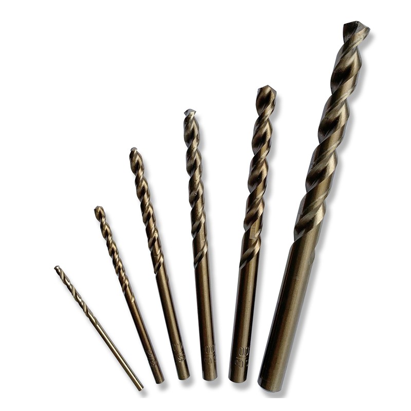 STANLEY - Burghie HSS-e cobalt diamantat 2, 3, 4, 5, 6, 8mm [STA56002-QZ]