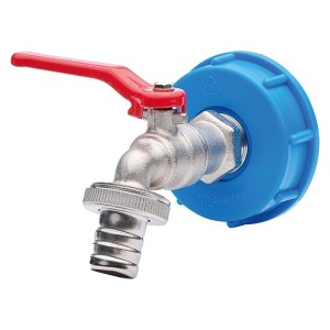 APD Schlauchtechnik - Supapa de evacuare cu bila profesionala cu adaptor ibc sx60, duza 3/4
