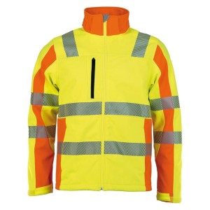 ASATEX - Jacheta softshell reflectorizanta Prevent, galben, mas. 2XL [PTW-DS/79/2XL]