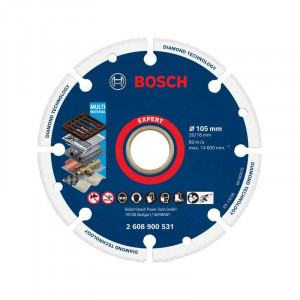 BOSCH - Disc diamantat pentru metal 105x20/16mm Expert [2608900531]