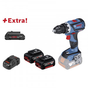 Masina de gaurit si insurubat Bosch GSR 18V-60 C, cu acumulator