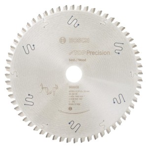 BOSCH - Panza fierastrau circular HM Best Wood, 254x2.3/1.8x30mm, 60 dinti [2608642102]