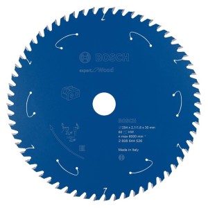 BOSCH - Panza fierastrau circular HM Expert Wood, 254x2.1/1.6x30mm, 60 dinti [2608644526]