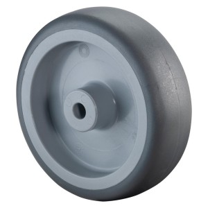 BS ROLLEN - Roata cauciuc 125mm, gri, roata plastic [A80.125]