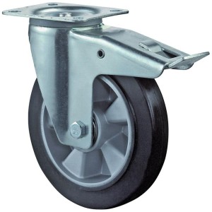 BS ROLLEN - Roata pivotanta cu frana, 250mm, capcaitate de incarcare 450kg [L420.B80.251]