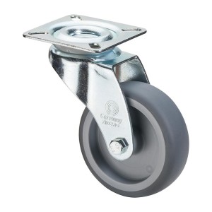 BS Rollen - Rola pivotanta 50 mm, placa a300, roata din cauciuc, gl a300.a80.050 [A300.A80.050]